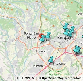 Mappa , 24035 Curno BG, Italia (4.95273)