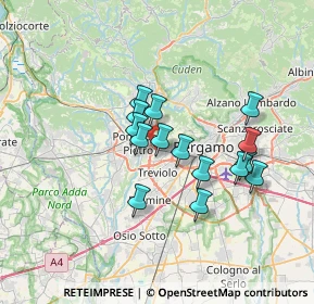 Mappa , 24035 Curno BG, Italia (5.48133)