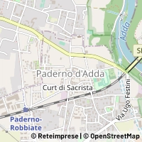 Kaart Paderno d'Adda