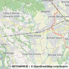 Mappa Terno d'Isola