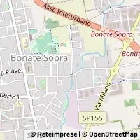 Térkép Bonate Sopra