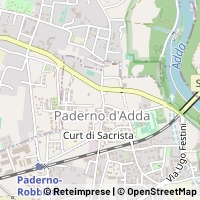 Karte Paderno d'Adda
