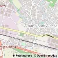 Map Albano Sant'Alessandro