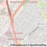 Hartă Verano Brianza