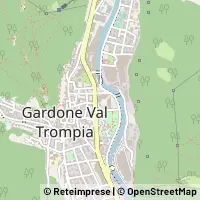 Kaart Gardone Val Trompia