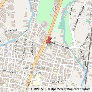 Mappa Via Cal di Breda, 2, 31100 Treviso, Treviso (Veneto)