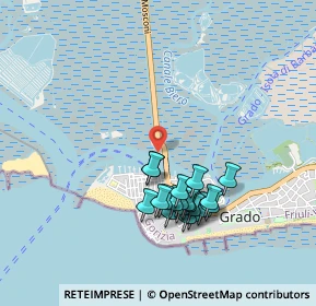 Mappa Via Testata Mosconi, 34073 Grado GO, Italia (0.853)