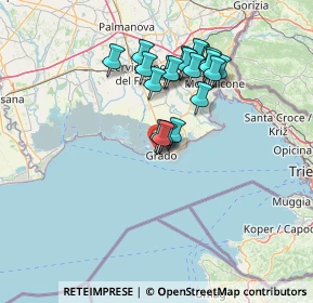 Mappa Via Testata Mosconi, 34073 Grado GO, Italia (11.9165)