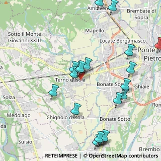 Mappa Via dello Sport, 24030 Terno D'isola BG, Italia (2.3985)
