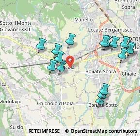 Mappa Via dello Sport, 24030 Terno D'isola BG, Italia (2.07235)