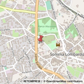 Mappa Corso Europa, 50, 21019 Somma Lombardo, Varese (Lombardia)