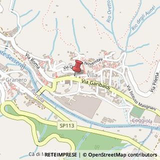 Mappa Piazza bartolomeo sella 13, 13863 Coggiola, Biella (Piemonte)