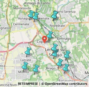 Mappa Via Montello, 20823 Lentate sul Seveso MB, Italia (2.10538)