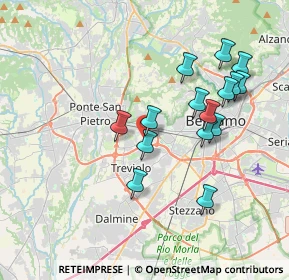 Mappa Via Aldo Moro, 24035 Curno BG, Italia (3.54467)