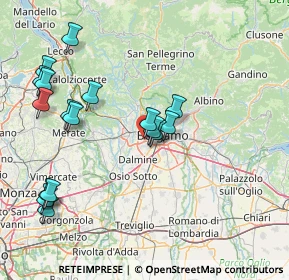 Mappa Via Aldo Moro, 24035 Curno BG, Italia (17.10059)