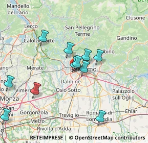 Mappa Via Aldo Moro, 24035 Curno BG, Italia (14.09273)