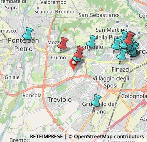 Mappa Via Aldo Moro, 24035 Curno BG, Italia (2.31)