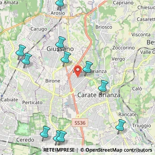 Mappa 20050 Verano Brianza MB, Italia (2.79727)