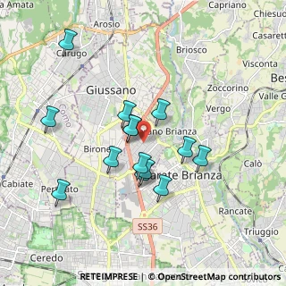 Mappa 20050 Verano Brianza MB, Italia (1.58571)