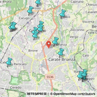 Mappa 20050 Verano Brianza MB, Italia (2.89588)