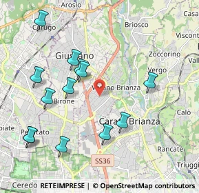 Mappa 20050 Verano Brianza MB, Italia (2.16846)