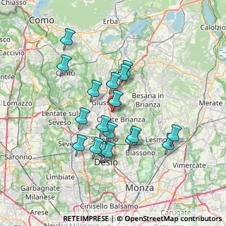 Mappa 20050 Verano Brianza MB, Italia (6.47444)