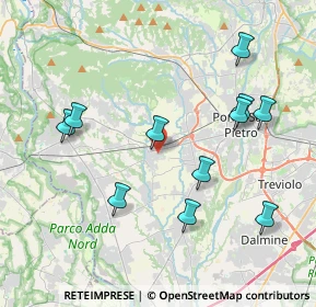 Mappa Via Giuseppe Bravi, 24030 Terno D'isola BG, Italia (4.09727)