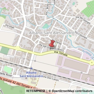 Mappa Via San Giovanni Bosco, 10, 24061 Albano Sant'Alessandro, Bergamo (Lombardia)