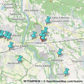 Mappa Via Perugia, 24033 Calusco d'Adda BG, Italia (2.53308)