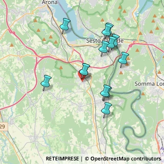 Mappa Via Gagnago, 28040 Borgo Ticino NO, Italia (3.57769)