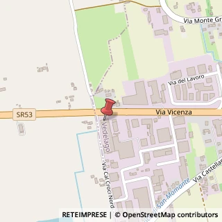 Mappa Via Vicenza, 45, 31050 Vedelago, Treviso (Veneto)