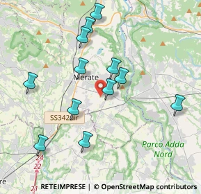 Mappa Str. Consorziale Novarino, 23807 Merate LC, Italia (3.80083)