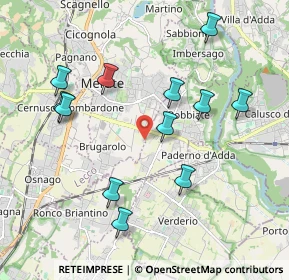 Mappa Str. Consorziale Novarino, 23807 Merate LC, Italia (2.00333)