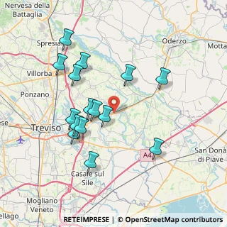 Mappa Piazza Municipio, 31048 San Biagio di Callalta TV, Italia (7.20333)