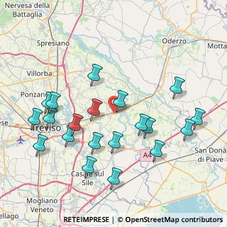 Mappa Piazza Municipio, 31048 San Biagio di Callalta TV, Italia (8.5385)
