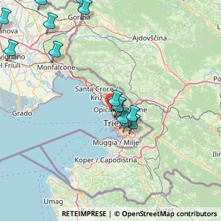 Mappa Salita di Contovello, 34136 Trieste TS, Italia (20.82333)