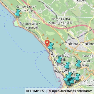 Mappa Salita di Contovello, 34136 Trieste TS, Italia (3.39231)