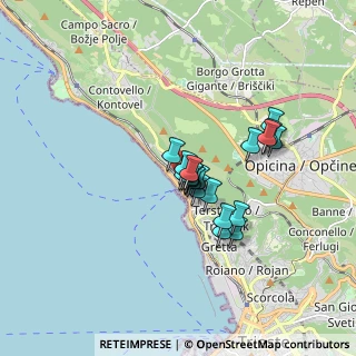 Mappa Salita di Contovello, 34136 Trieste TS, Italia (1.178)