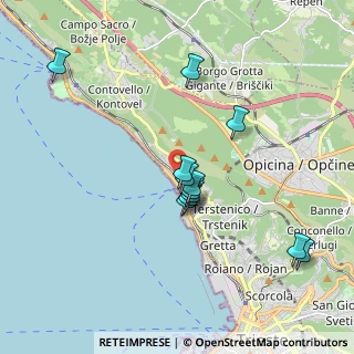 Mappa Salita di Contovello, 34136 Trieste TS, Italia (1.64917)