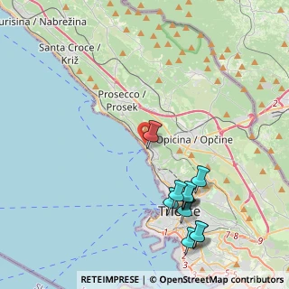 Mappa Salita di Contovello, 34136 Trieste TS, Italia (4.78364)
