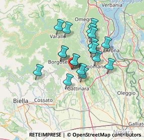 Mappa Via Osella, 28075 Grignasco NO, Italia (10.34211)