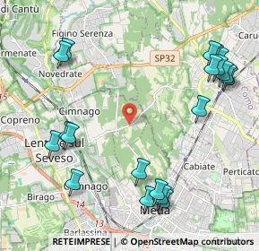 Mappa Via per Mariano, 20823 Lentate sul Seveso MB, Italia (2.629)