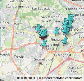 Mappa Villaggio degli Sposi, 24127 Bergamo BG, Italia (1.4065)
