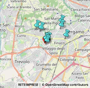 Mappa Villaggio degli Sposi, 24127 Bergamo BG, Italia (0.76)