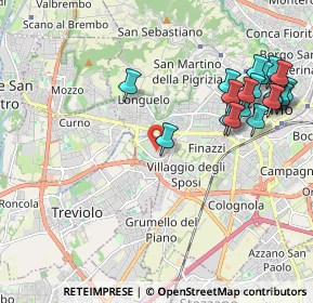Mappa Villaggio degli Sposi, 24127 Bergamo BG, Italia (2.39579)