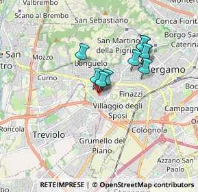 Mappa Villaggio degli Sposi, 24127 Bergamo BG, Italia (1.27273)