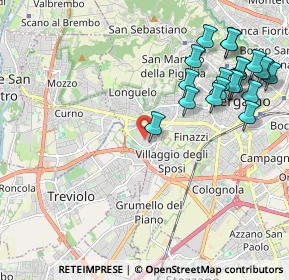 Mappa Villaggio degli Sposi, 24127 Bergamo BG, Italia (2.4595)