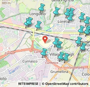 Mappa Villaggio degli Sposi, 24127 Bergamo BG, Italia (1.2545)