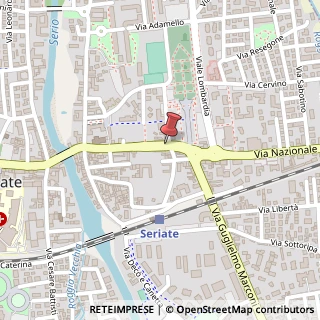 Mappa Via Dante Alighieri, 67, 24100 Seriate, Bergamo (Lombardia)