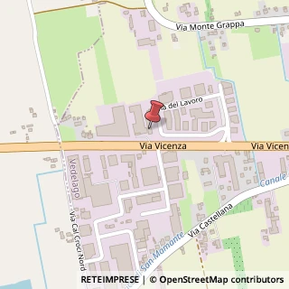 Mappa Via Vicenza, 28, 31050 Vedelago, Treviso (Veneto)